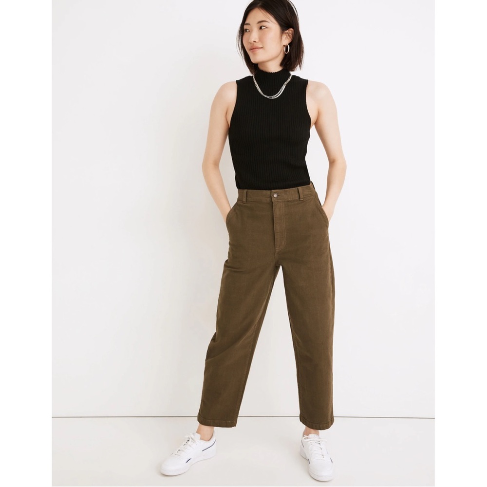 Madewell Pearson Mockneck Sweater Tank in True Black